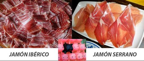 jamon iberico vs serrano.